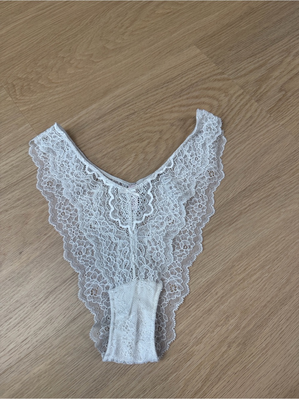Victoria’s Secret Lace High Leg Cut Panty